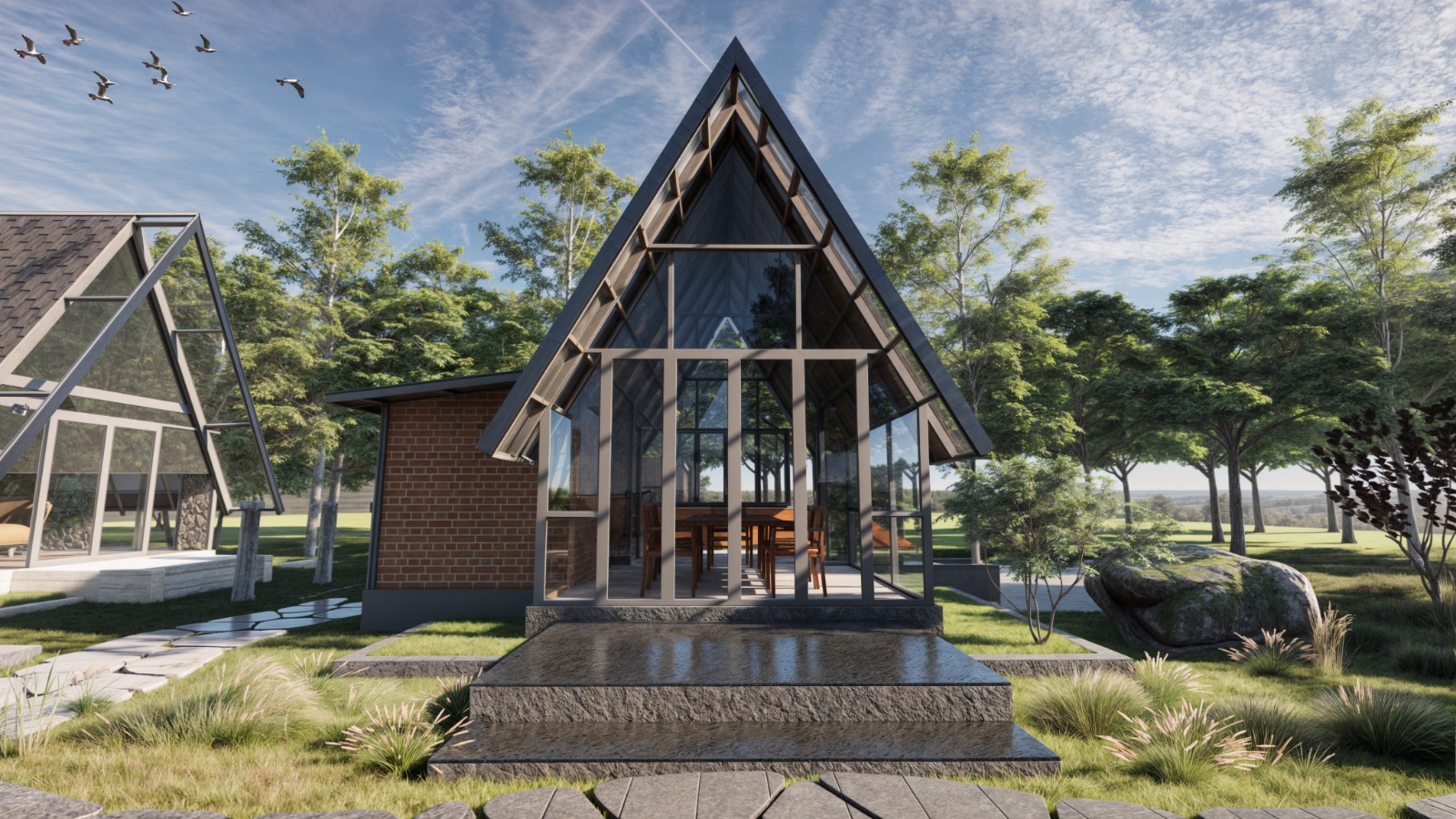 Landmark Vanasiri architectural farmhouse exterior