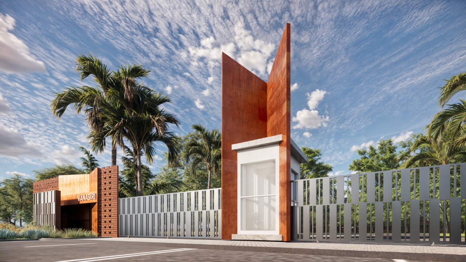 Entrance gate at Landmark Vanasiri